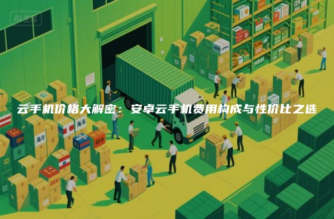 云手机价格大解密:安卓云手机费用构成与性价比之选