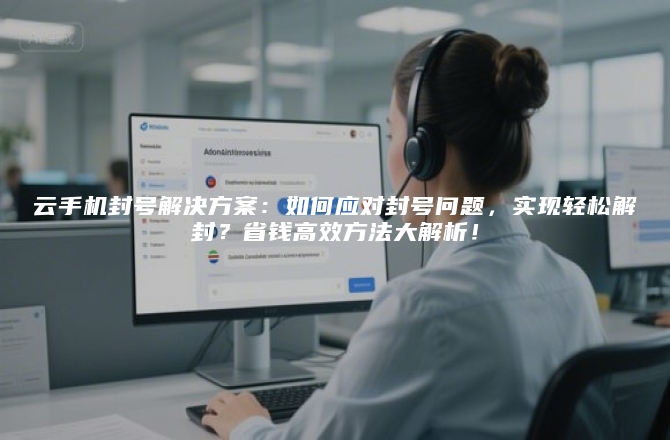 云手机封号解决方案：如何应对封号问题，实现轻松解封？省钱高效方法大解析！