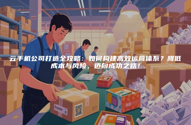 云手机公司打造全攻略：如何构建高效运营体系？降低成本与风险，迈向成功之路！