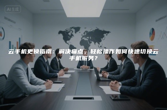 云手机更换指南：解决痛点，轻松操作如何快速切换云手机服务？
