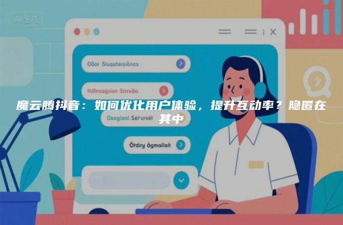 魔云腾抖音：如何优化用户体验，提升互动率？隐匿在其中