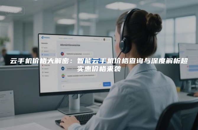 云手机价格大解密：智能云手机价格查询与深度解析超实惠价格来袭