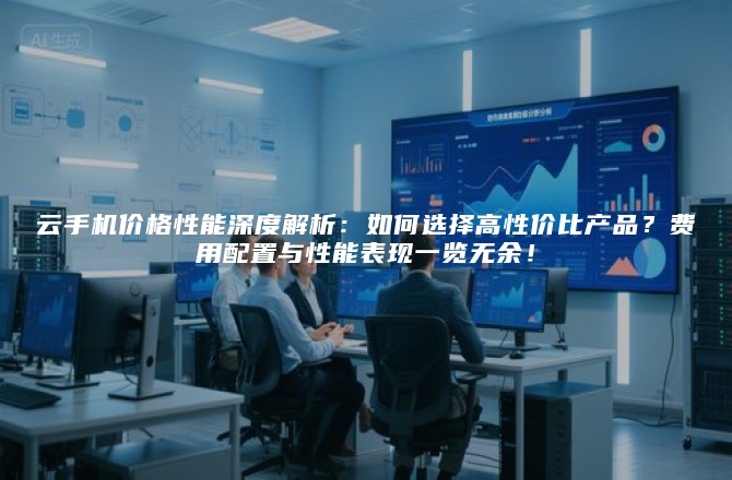 云手机价格性能深度解析：如何选择高性价比产品？费用配置与性能表现一览无余！
