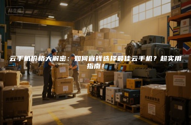 云手机价格大解密:如何省钱选择最佳云手机?超实用指南!