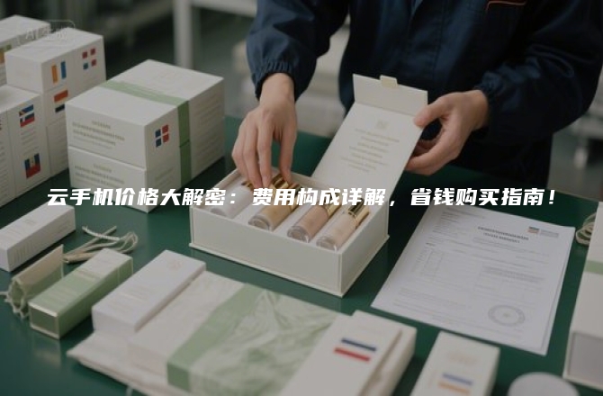 云手机价格大解密：费用构成详解，省钱购买指南！