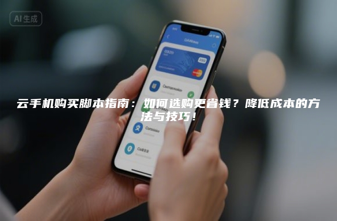 云手机购买脚本指南：如何选购更省钱？降低成本的方法与技巧！