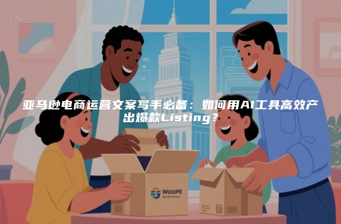 亚马逊电商运营文案写手必备：如何用AI工具高效产出爆款Listing？