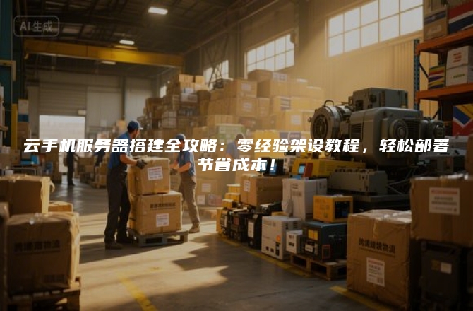 云手机服务器搭建全攻略:零经验架设教程,轻松部署节省成本!