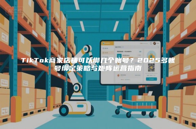 TikTok商家店铺可以绑几个账号？2025多账号绑定策略与矩阵运营指南