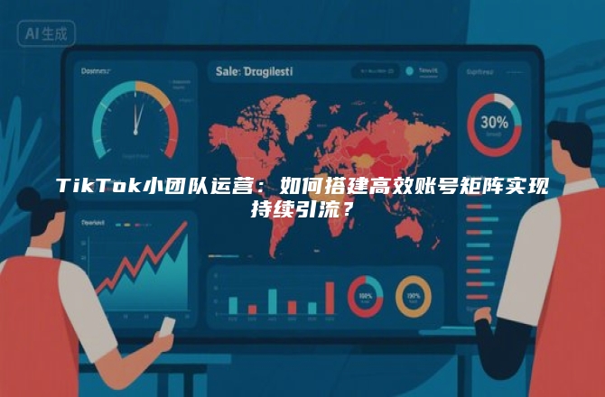 TikTok小团队运营：如何搭建高效账号矩阵实现持续引流？