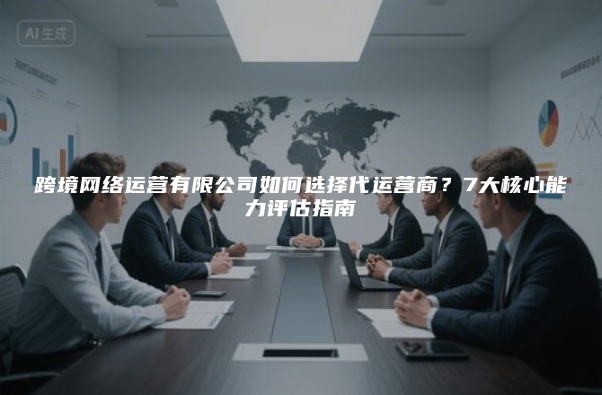 跨境网络运营有限公司如何选择代运营商？7大核心能力评估指南