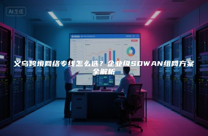 义乌跨境网络专线怎么选？企业级SDWAN组网方案全解析