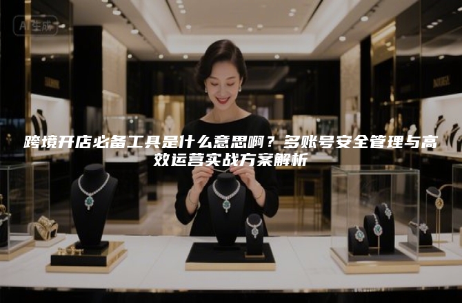 跨境开店必备工具是什么意思啊？多账号安全管理与高效运营实战方案解析