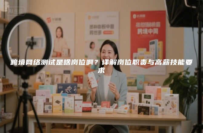 跨境网络测试是啥岗位啊？详解岗位职责与高薪技能要求