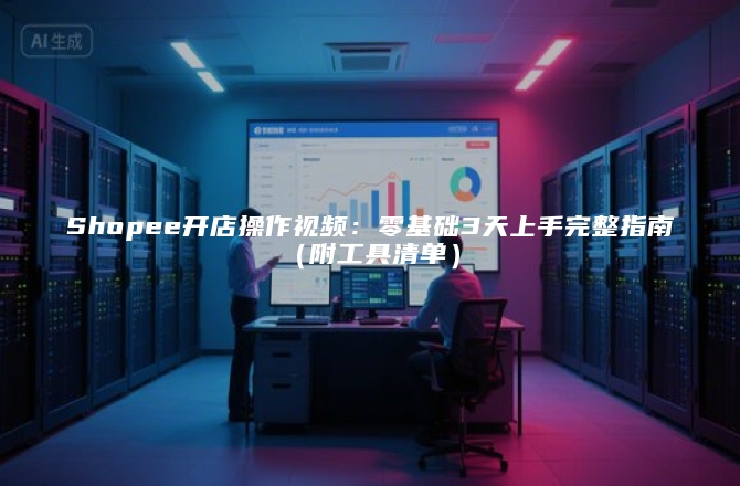 Shopee开店操作视频：零基础3天上手完整指南（附工具清单）