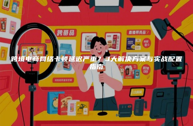 跨境电商网络卡顿延迟严重？3大解决方案与实战配置指南