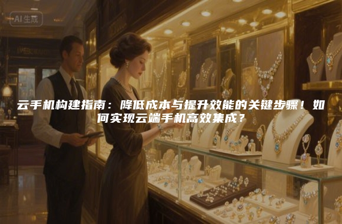 云手机构建指南:降低成本与提升效能的关键步骤!如何实现云端手机高效集成?