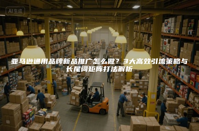 亚马逊通用品牌新品推广怎么做？3大高效引流策略与长尾词矩阵打法解析