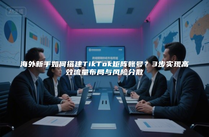 海外新手如何搭建TikTok矩阵账号？3步实现高效流量布局与风险分散