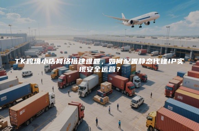 TK跨境小店网络搭建难题，如何配置静态代理IP实现安全运营？