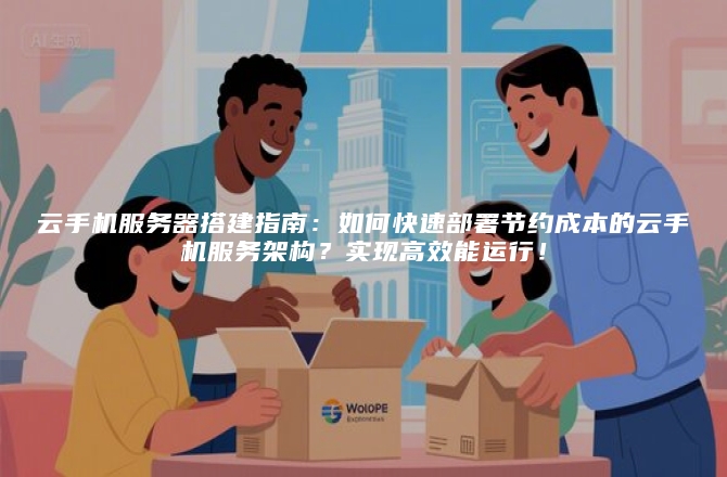 云手机服务器搭建指南:如何快速部署节约成本的云手机服务架构?实现高效能运行!