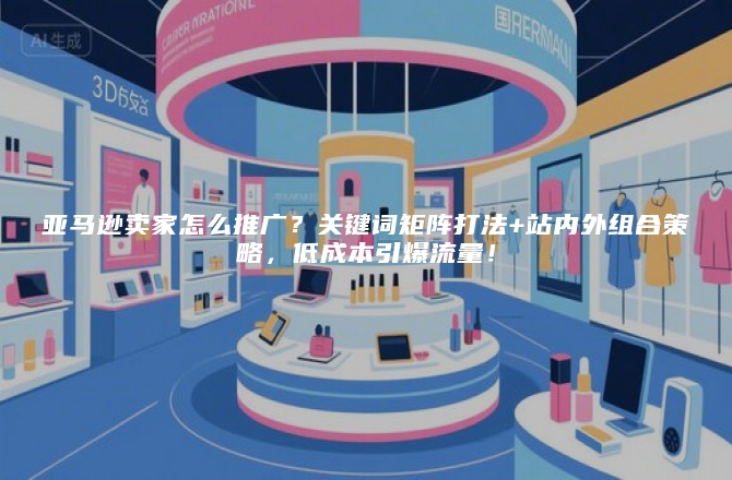 亚马逊卖家怎么推广？关键词矩阵打法+站内外组合策略，低成本引爆流量！
