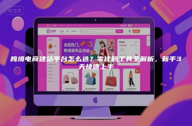 跨境电商建站平台怎么选？零代码工具全解析，新手3天快速上手
