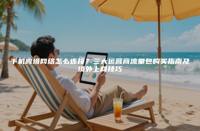 手机跨境网络怎么连接？三大运营商流量包购买指南及境外上网技巧