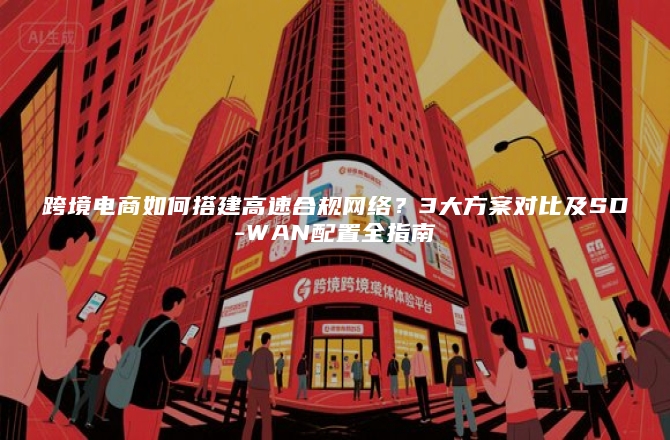 跨境电商如何搭建高速合规网络？3大方案对比及SD-WAN配置全指南