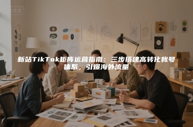 新站TikTok矩阵运营指南：三步搭建高转化账号体系，引爆海外流量