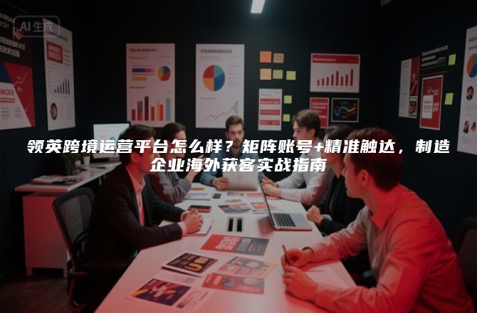 领英跨境运营平台怎么样？矩阵账号+精准触达，制造企业海外获客实战指南