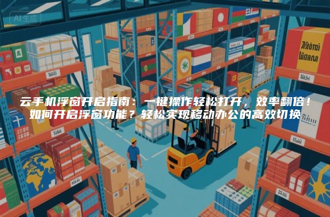 云手机浮窗开启指南：一键操作轻松打开，效率翻倍！如何开启浮窗功能？轻松实现移动办公的高效切换