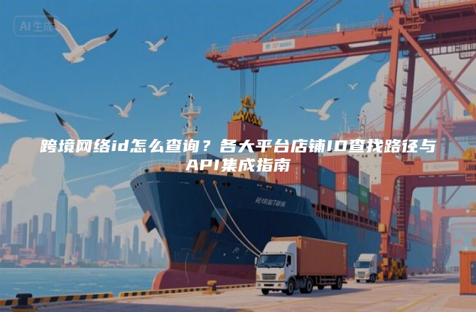跨境网络id怎么查询？各大平台店铺ID查找路径与API集成指南