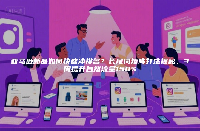 亚马逊新品如何快速冲排名？长尾词矩阵打法揭秘，3周提升自然流量150%