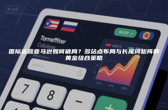 国际运营亚马逊如何破局?多站点布局与长尾词矩阵的黄金组合策略