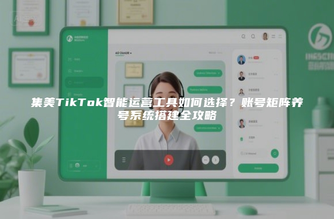 集美TikTok智能运营工具如何选择？账号矩阵养号系统搭建全攻略