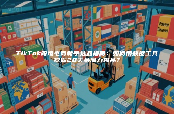 TikTok跨境电商新手选品指南：如何用数据工具挖掘20美金潜力爆品？