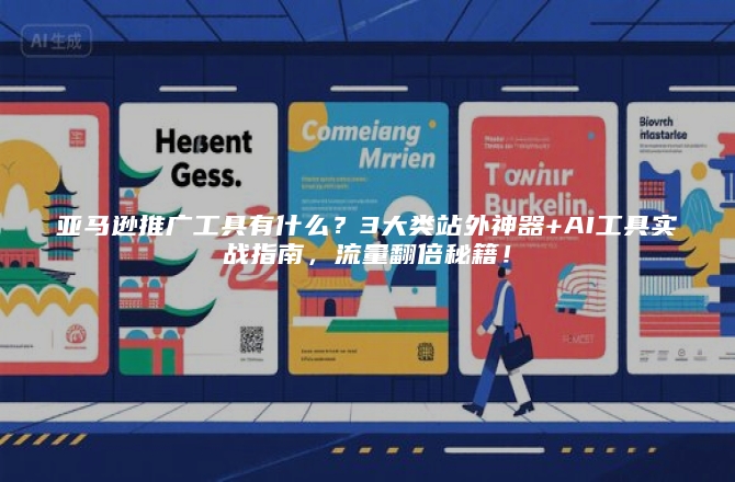 亚马逊推广工具有什么？3大类站外神器+AI工具实战指南，流量翻倍秘籍！