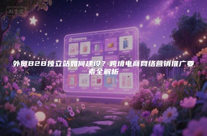 外贸B2B独立站如何建设？跨境电商网络营销推广要素全解析
