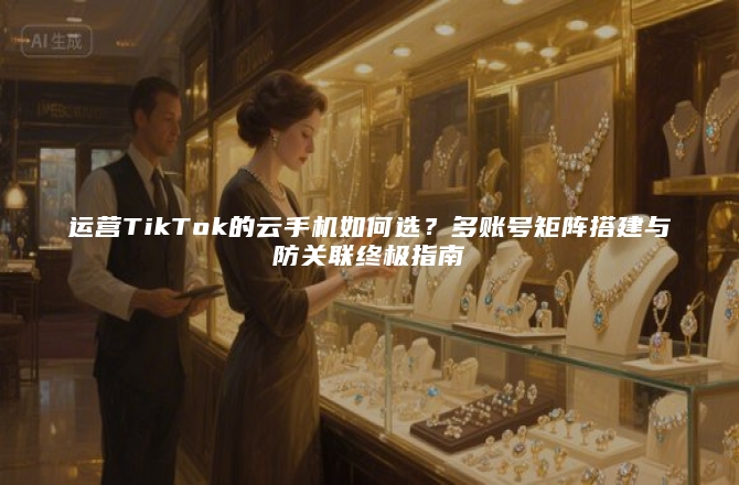 运营TikTok的云手机如何选？多账号矩阵搭建与防关联终极指南