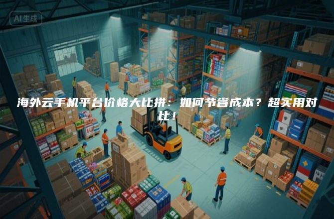 海外云手机平台价格大比拼：如何节省成本？超实用对比！