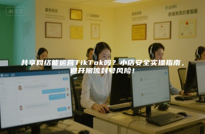 共享网络能运营TikTok吗？小店安全实操指南，避开限流封号风险！