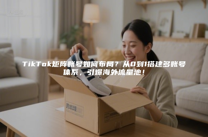 TikTok矩阵账号如何布局？从0到1搭建多账号体系，引爆海外流量池！
