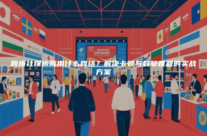 跨境社媒运营用什么网络？解决卡顿与封号难题的实战方案