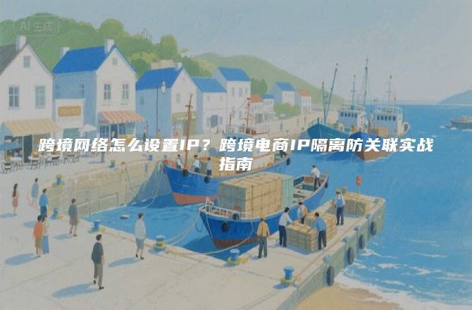 跨境网络怎么设置IP？跨境电商IP隔离防关联实战指南