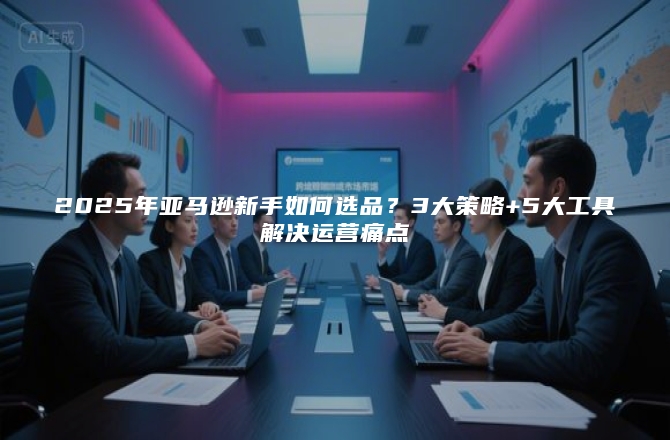 2025年亚马逊新手如何选品？3大策略+5大工具解决运营痛点