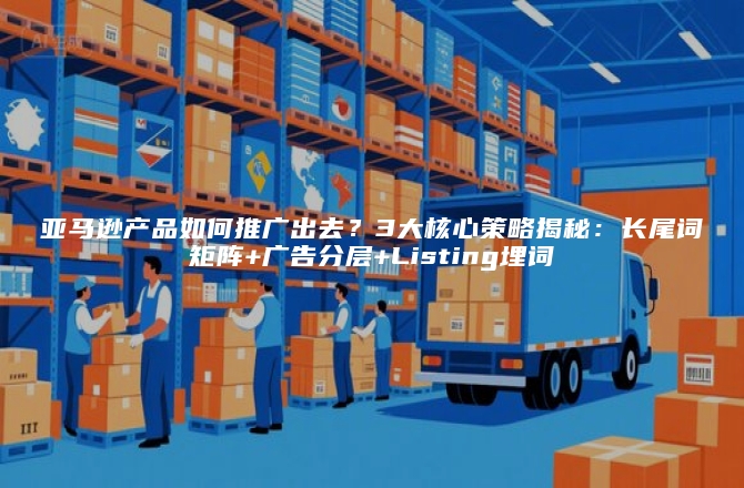 亚马逊产品如何推广出去？3大核心策略揭秘：长尾词矩阵+广告分层+Listing埋词