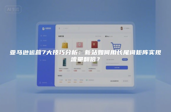 亚马逊运营7大技巧分析：新站如何用长尾词矩阵实现流量翻倍？