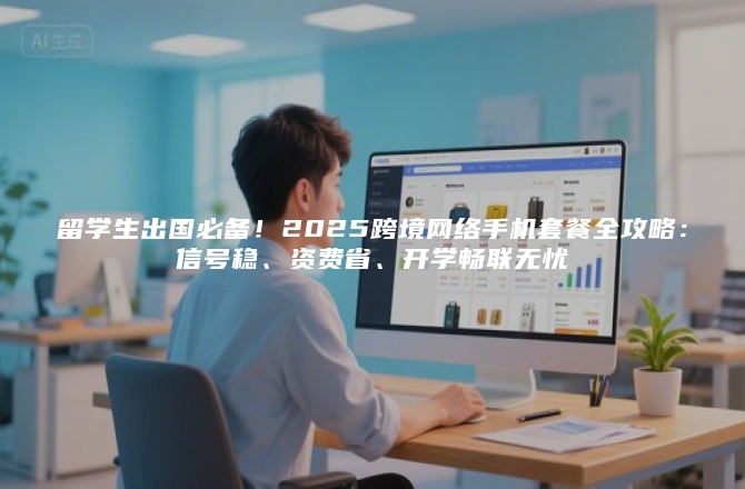 留学生出国必备！2025跨境网络手机套餐全攻略：信号稳、资费省、开学畅联无忧
