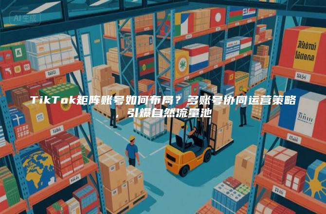 TikTok矩阵账号如何布局？多账号协同运营策略，引爆自然流量池